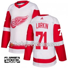 Dětské Hokejový Dres Detroit Red Wings Dylan Larkin 71 Bílá 2017-2018 Adidas Authentic